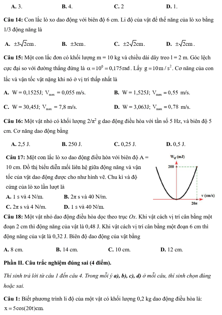 Đề kiểm tra Vật lí 11 Kết nối tri thức theo Chương (có lời giải)