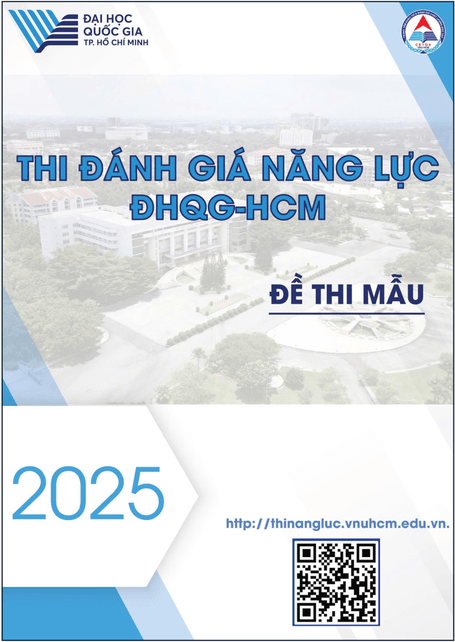 Đề minh họa ĐGNL ĐHQG TP HCM 2025