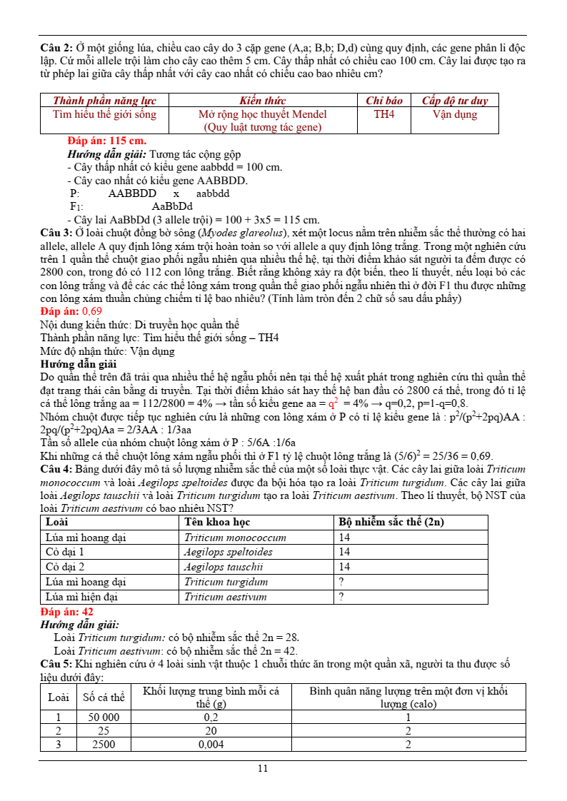 50+ Đề ôn thi Tốt nghiệp THPT Sinh học năm 2026 (có đáp án)