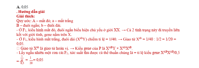 Đề thi học sinh giỏi Sinh học 12 cụm 8 trường THPT Thanh Hóa năm 2025
