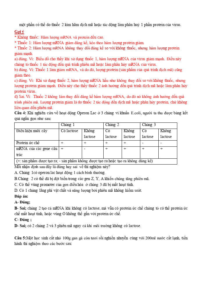 Đề thi học sinh giỏi Sinh học 12 trường THPT Lê Quý Đôn (Ninh Bình) năm 2025-2026