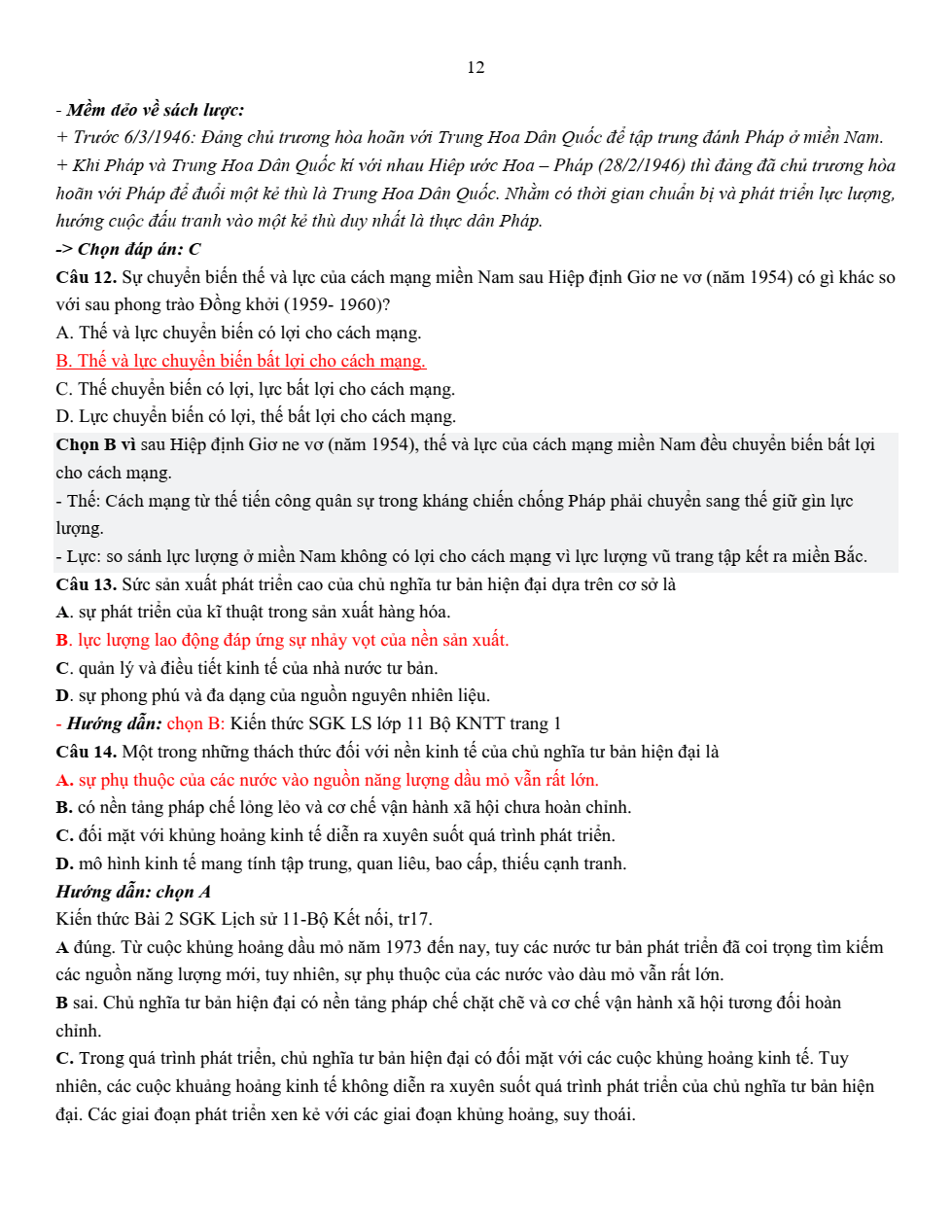 Đề thi học sinh giỏi Lịch Sử 12 Cụm 8 trường THPT (Thanh Hóa) năm 2025-2026