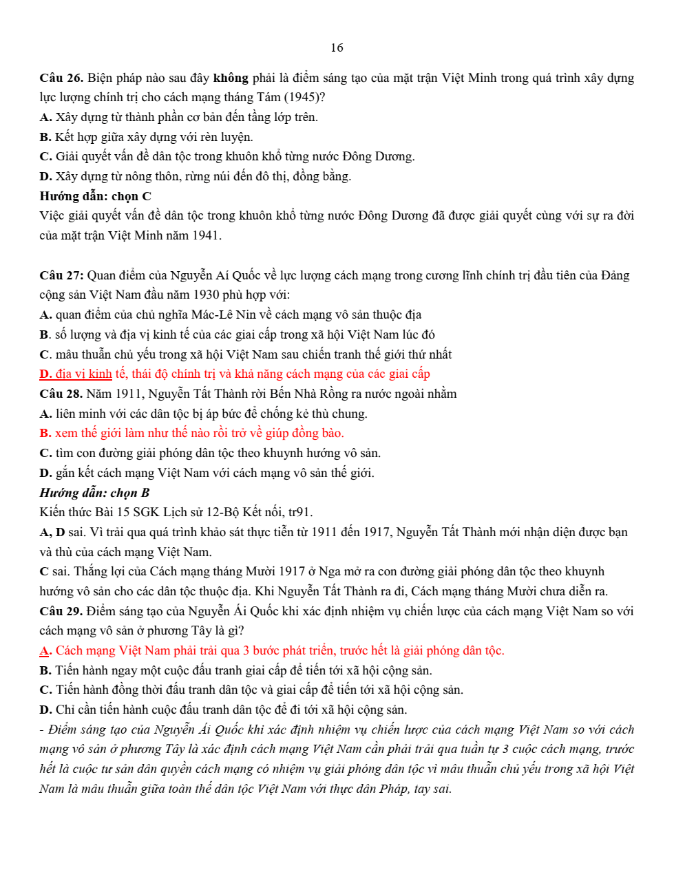 Đề thi học sinh giỏi Lịch Sử 12 Cụm 8 trường THPT (Thanh Hóa) năm 2025-2026