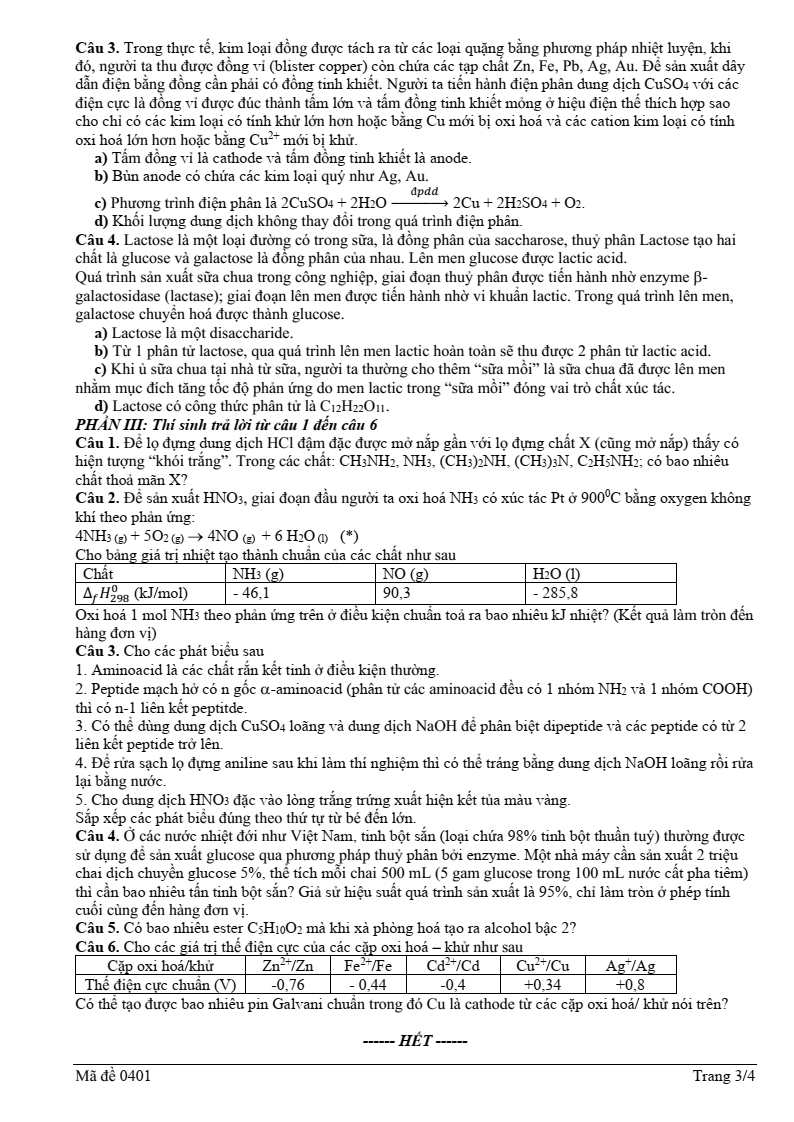 Đề thi thử Hóa Tốt nghiệp THPT 2025-2026 Liên Trường THPT Anh Sơn, Đô Lương, Thanh Chương, Yên Thành (Nghệ An)