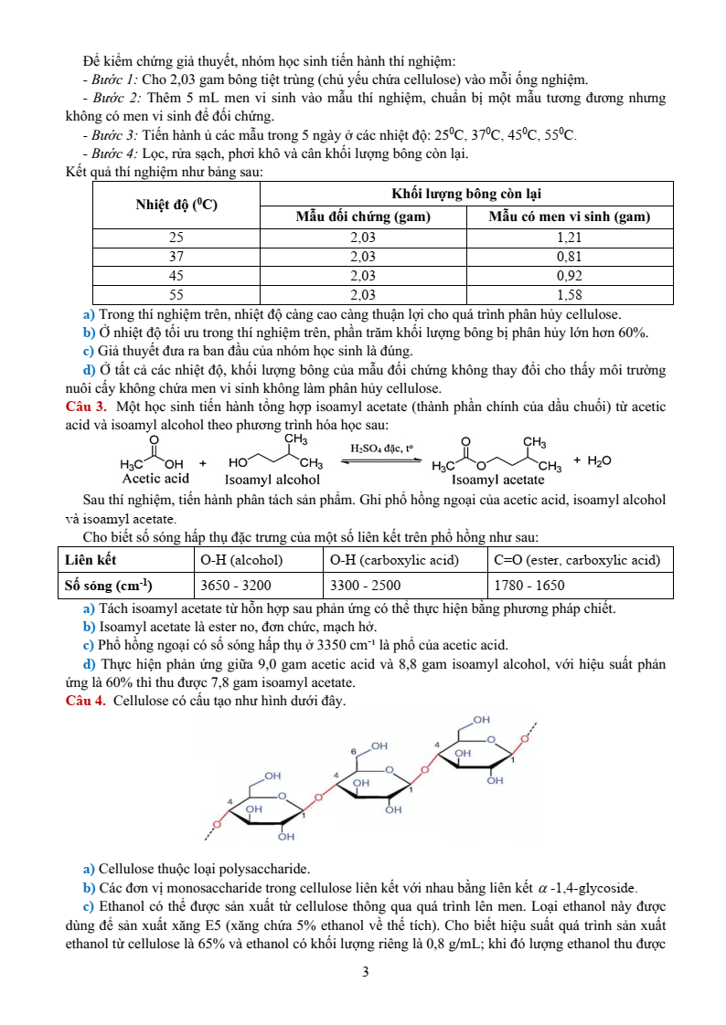 Đề thi thử Hóa Tốt nghiệp THPT 2025-2026 Liên trường THPT – Bắc Ninh
