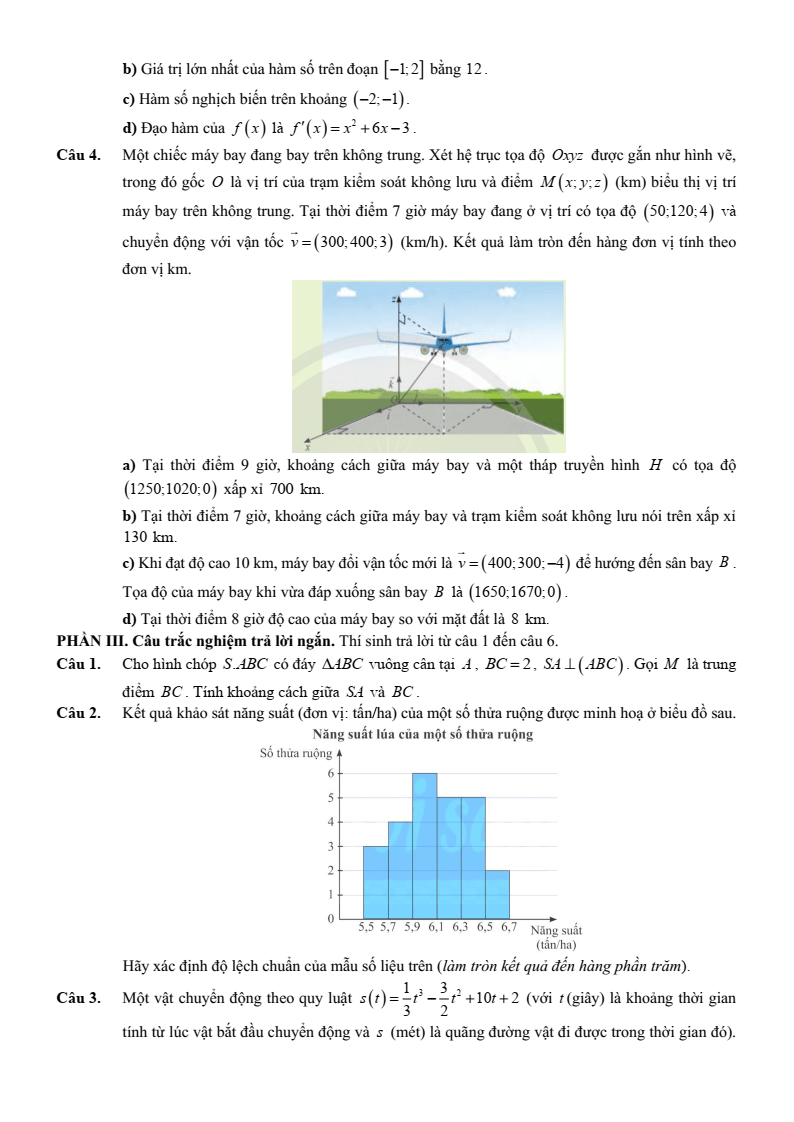 Đề thi thử Toán Tốt nghiệp THPT 2025-2026 Cụm Chuyên môn số 4 (Đắk Lắk)
