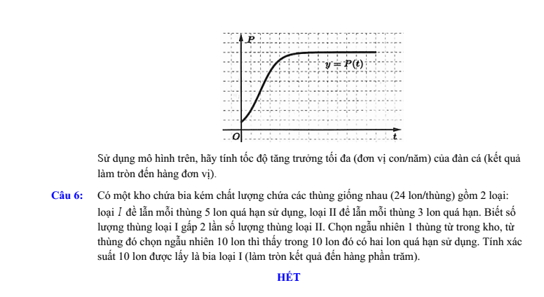 Đề thi thử Toán Tốt nghiệp THPT 2025-2026 trường THPT Hoằng Hóa 3 (Thanh Hóa)