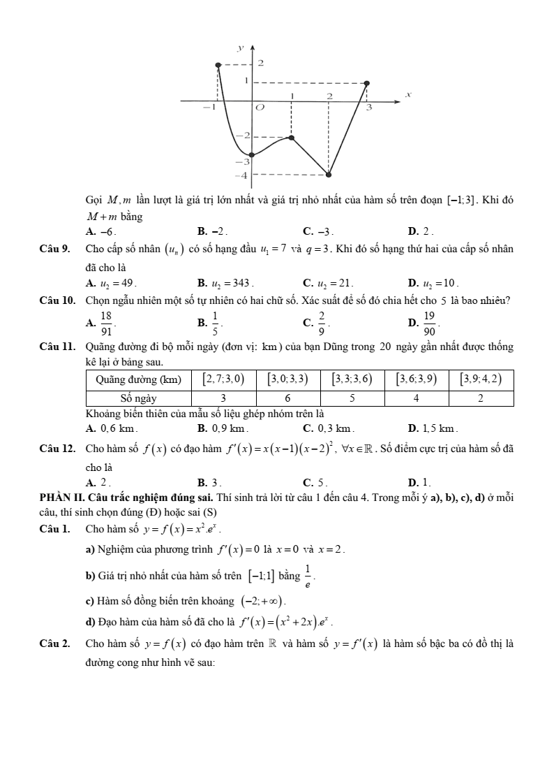 Đề thi thử Toán Tốt nghiệp THPT 2025-2026 trường THPT Lê Quý Đôn (Hà Nội)