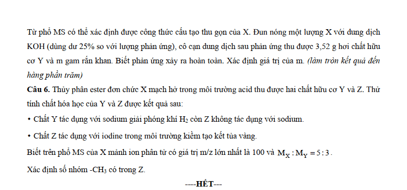 Đề thi thử Hóa Tốt nghiệp năm 2025 Trường THCS-THPT Nguyễn Khuyến