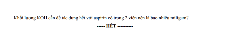 Đề thi thử Hóa Tốt nghiệp năm 2025 Trường THPT Lương Tài