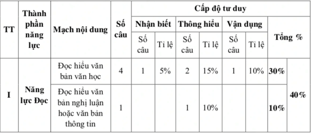 Cấu trúc đề thi vào lớp 10 Văn năm 2025 Tp.HCM