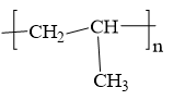 Trùng hợp propilen | Trùng hợp C3H6 | nCH2=CH–CH3 → (-CH2–CH(CH3) -)n | CH2=CH–CH3 ra (-CH2–CH(CH3) -)n
