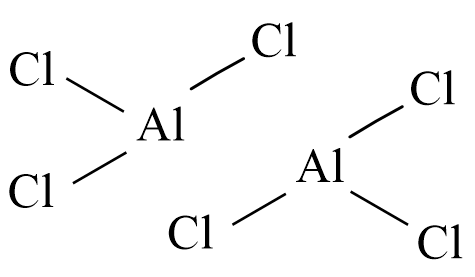 Công thức Lewis của Al2Cl6