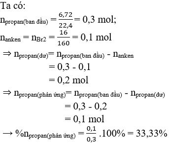 C<sub>3</sub>H<sub>8</sub> → H<sub>2</sub> + C<sub>3</sub>H<sub>6</sub> | Cân bằng phương trình hóa học