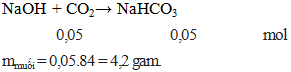 NaOH + CO2 → NaHCO3 | Cân bằng phương trình hóa học