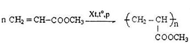 Phản ứng trùng hợp Metyl metacrylat | metyl metacrylat ra poli metyl metacrylat | CH2=C(CH3)-COOCH3 ra [-CH2-C(CH3)(COOCH3)-]n