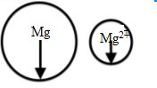 So sánh bán kính của Mg và Mg2+