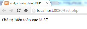 Biến toàn cục trong PHP