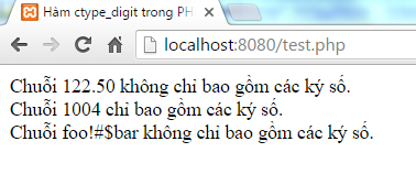 Hàm ctype_digit trong PHP