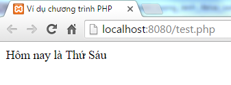 Lệnh Switch trong PHP