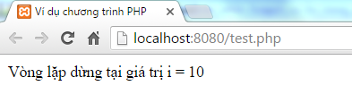 Vòng lặp do while trong PHP