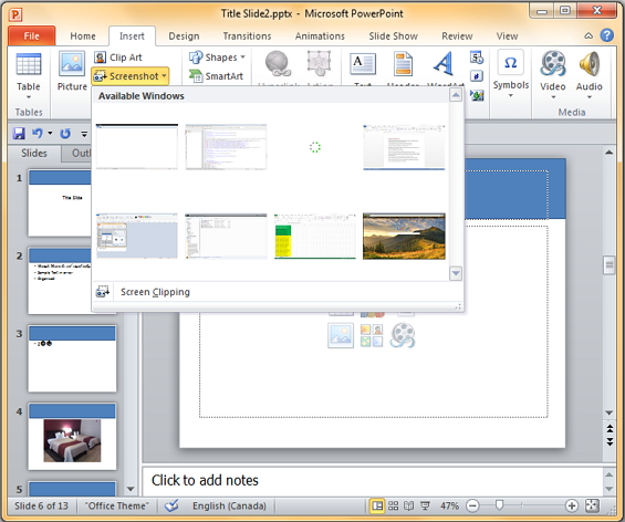 Microsoft PowerPoint 2010