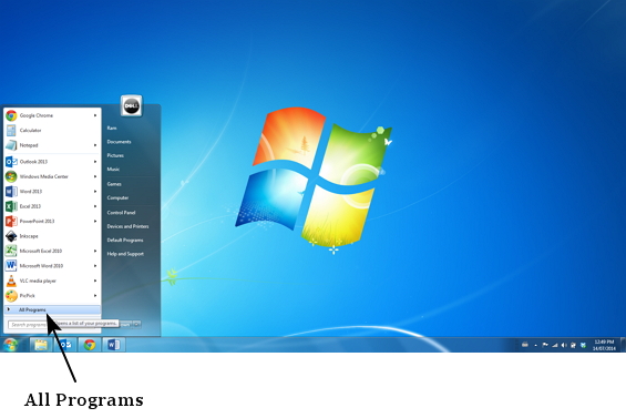 Windows All Programs