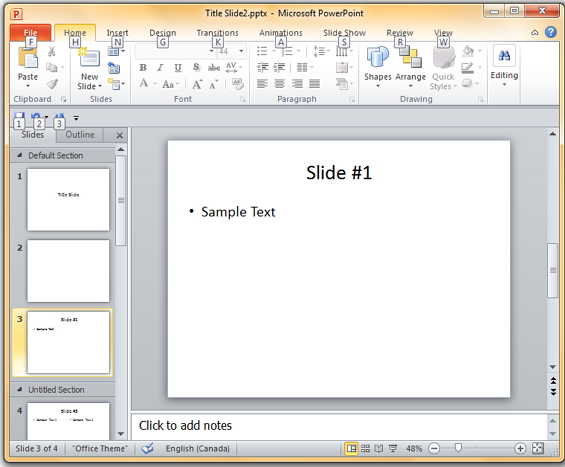 Microsoft PowerPoint 2010