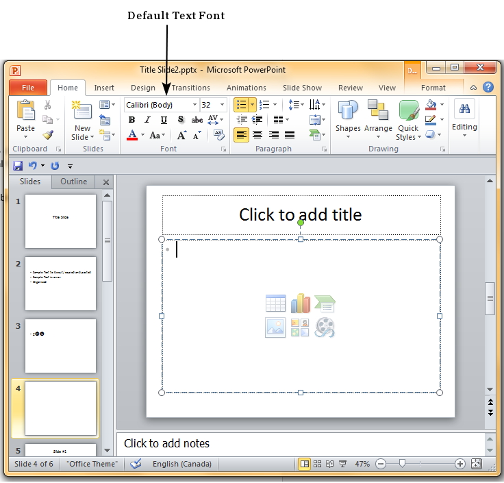 Microsoft PowerPoint 2010