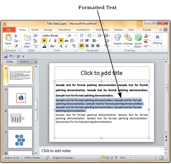 Microsoft PowerPoint 2010