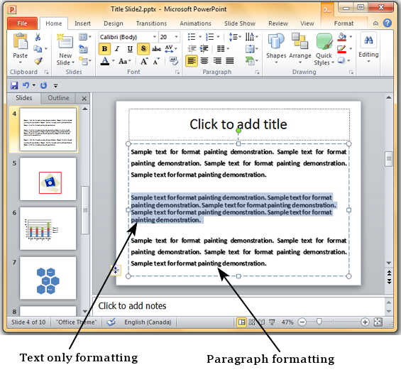 Microsoft PowerPoint 2010