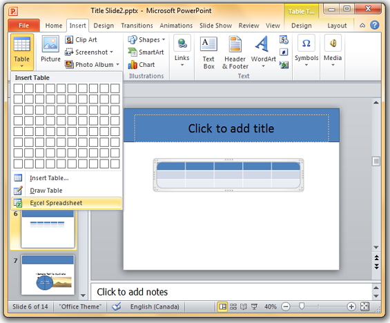 Microsoft PowerPoint 2010