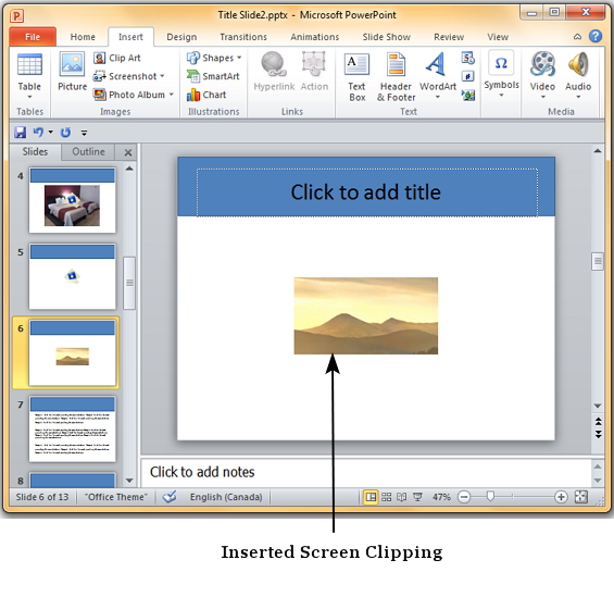 Microsoft PowerPoint 2010