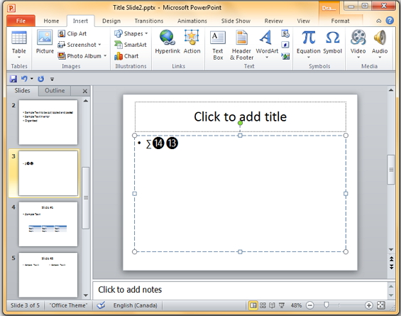 Microsoft PowerPoint 2010