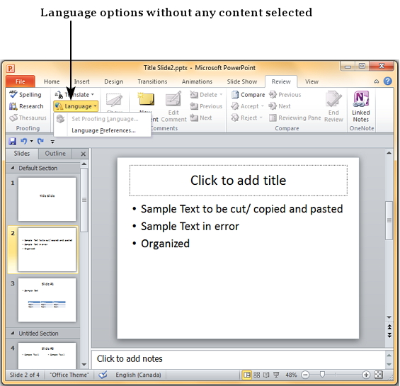 Microsoft PowerPoint 2010