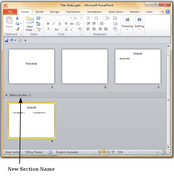 Microsoft PowerPoint 2010