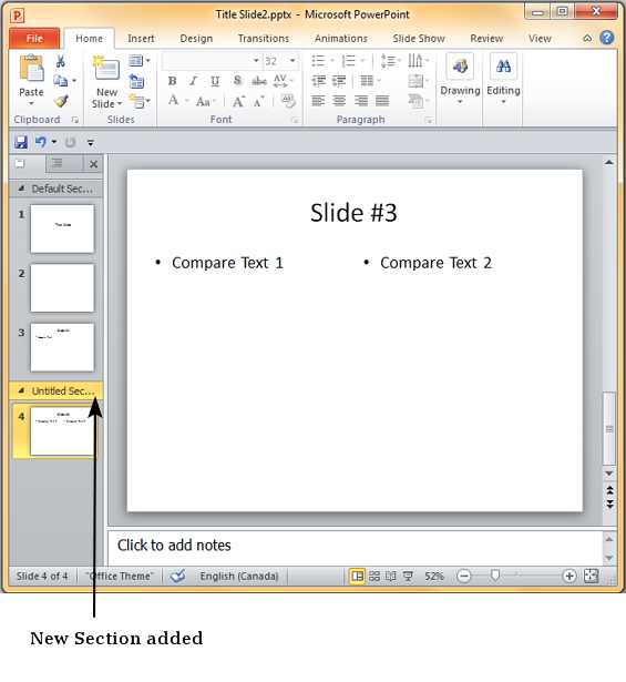 Microsoft PowerPoint 2010