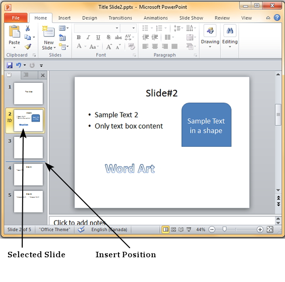 Microsoft PowerPoint 2010