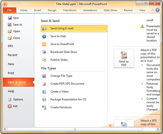 Microsoft PowerPoint 2010