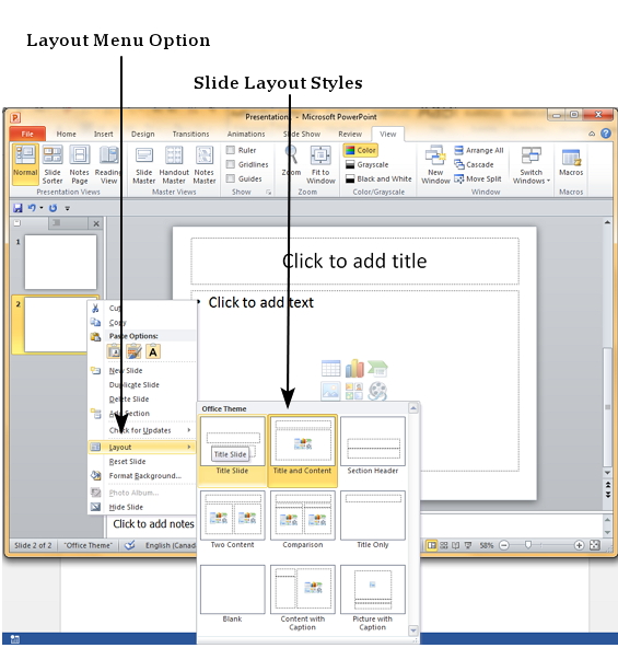 Cách Thêm/Chèn Slide Trong Powerpoint 2010,2007,2013 | 70 Bài Học Powerpoint  Miễn Phí Hay Nhất