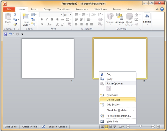 Microsoft PowerPoint 2010