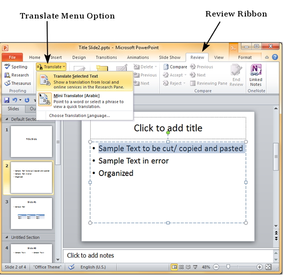 Microsoft PowerPoint 2010