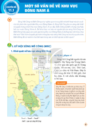 Chuyên đề Địa Lí 11 Kết nối tri thức PDF | Chuyên đề học tập Địa Lí 11