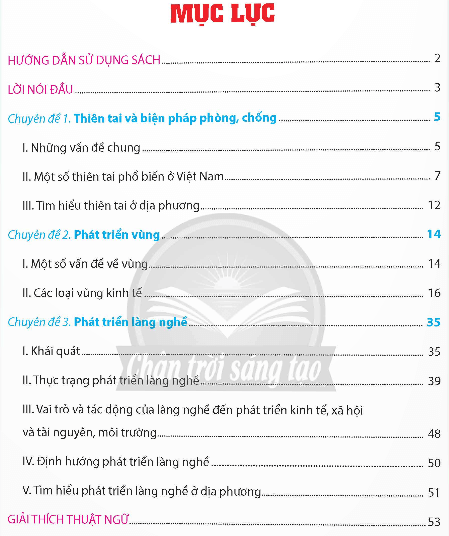 Chuyên đề Địa Lí 12 Chân trời sáng tạo PDF | Chuyên đề học tập Địa Lí 12