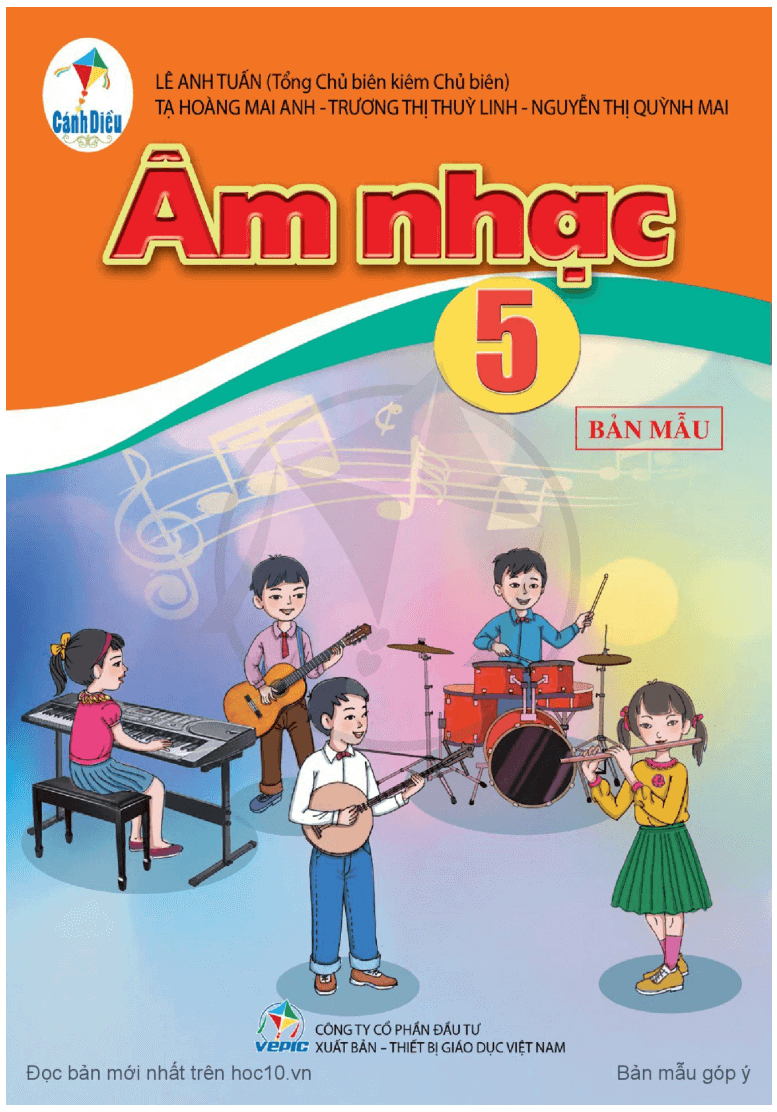 PDF Âm nhạc lớp 5 Cánh diều