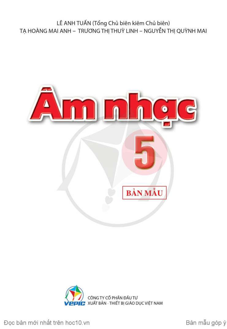 PDF Âm nhạc lớp 5 Cánh diều