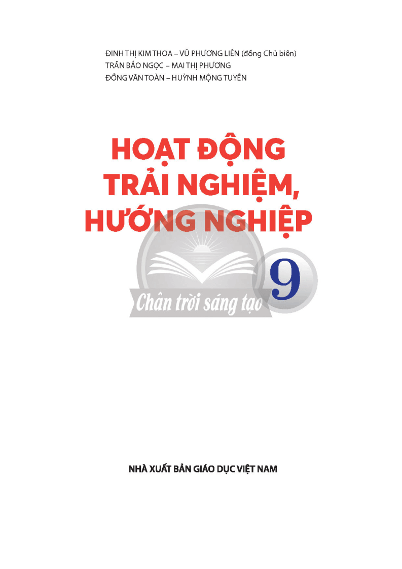 PDF Hoạt động trải nghiệm, hướng nghiệp 9 Chân trời sáng tạo