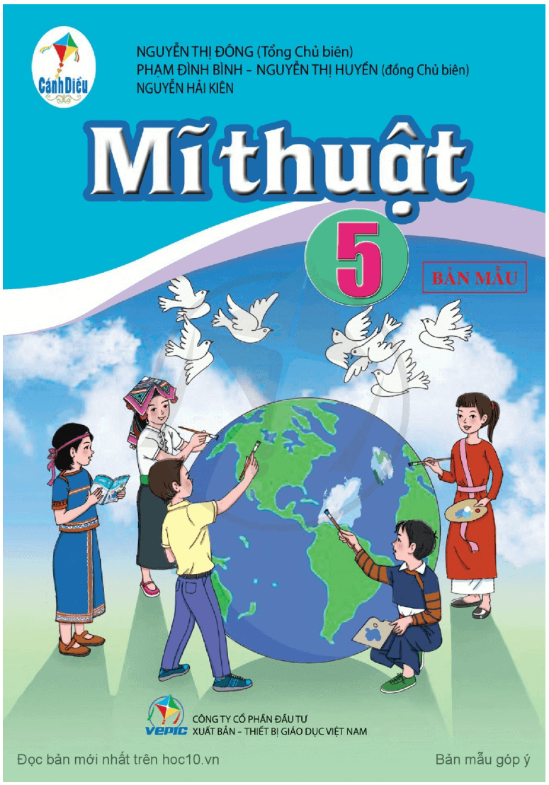 PDF Mĩ thuật lớp 5 Cánh diều