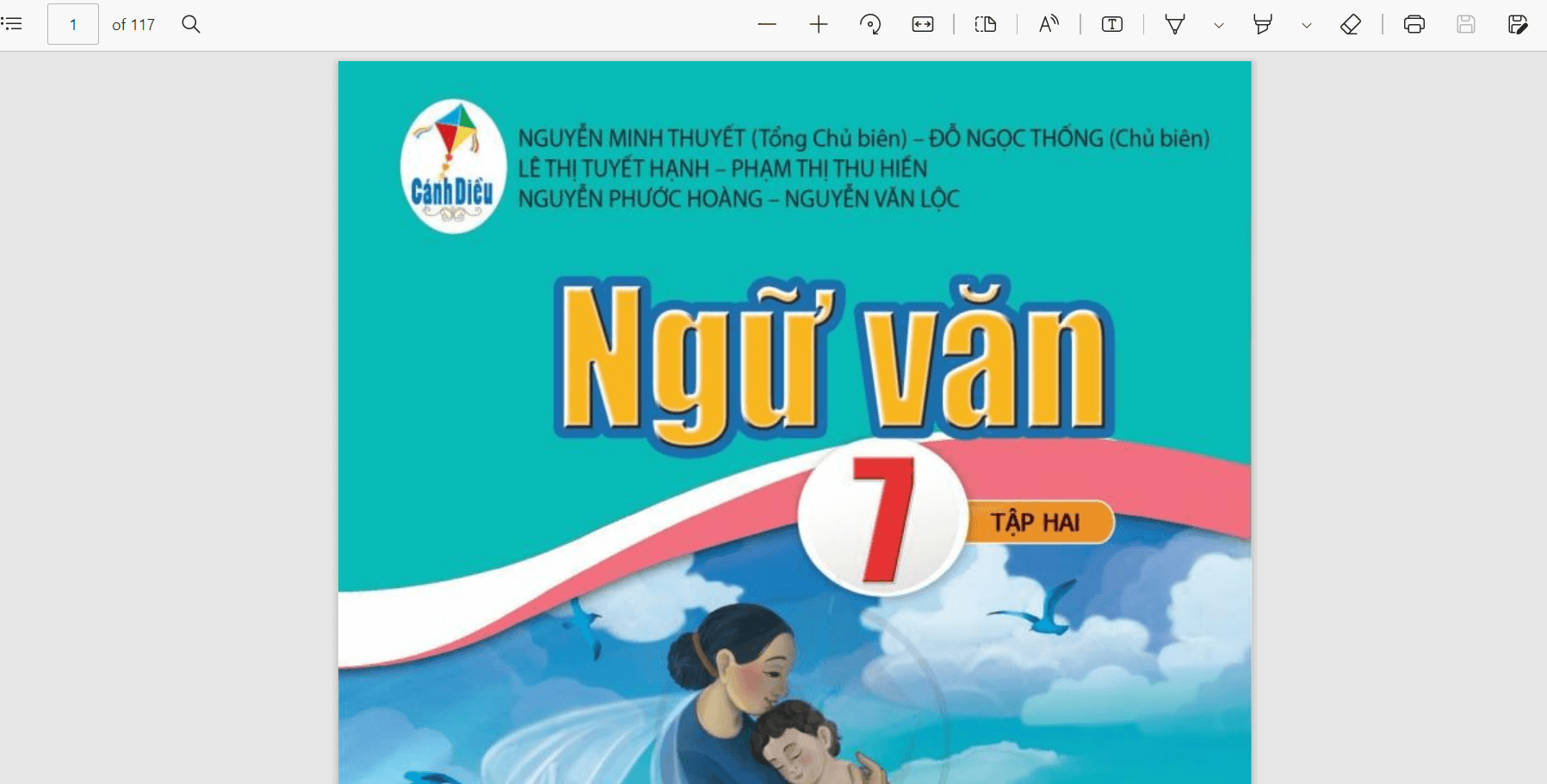 Sách Ngữ Văn lớp 7 Cánh diều | Xem online, tải PDF