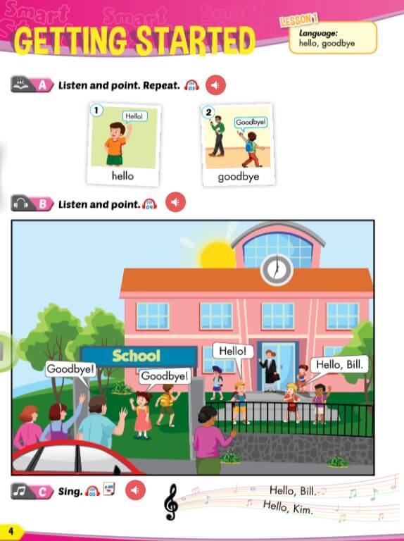 PDF Tiếng Anh lớp 1 iLearn Smart Start